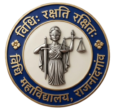 Pt. Kishorilal Shukla Vidhi Mahavidyalaya Logo